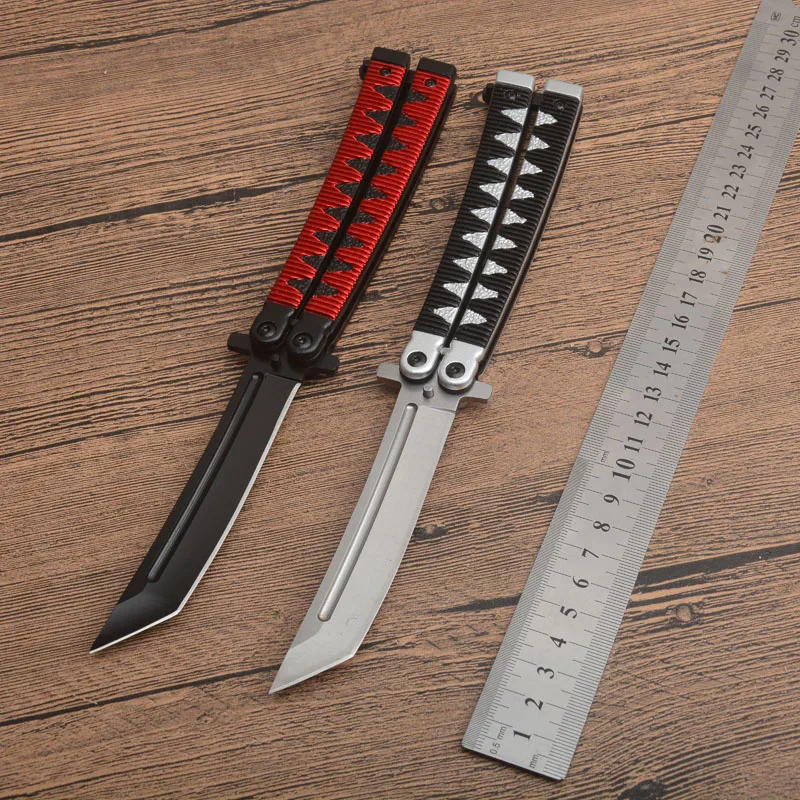 Карманный складной нож 2810249 1 для кемпинга на открытом воздухе клинок 440 балисонг