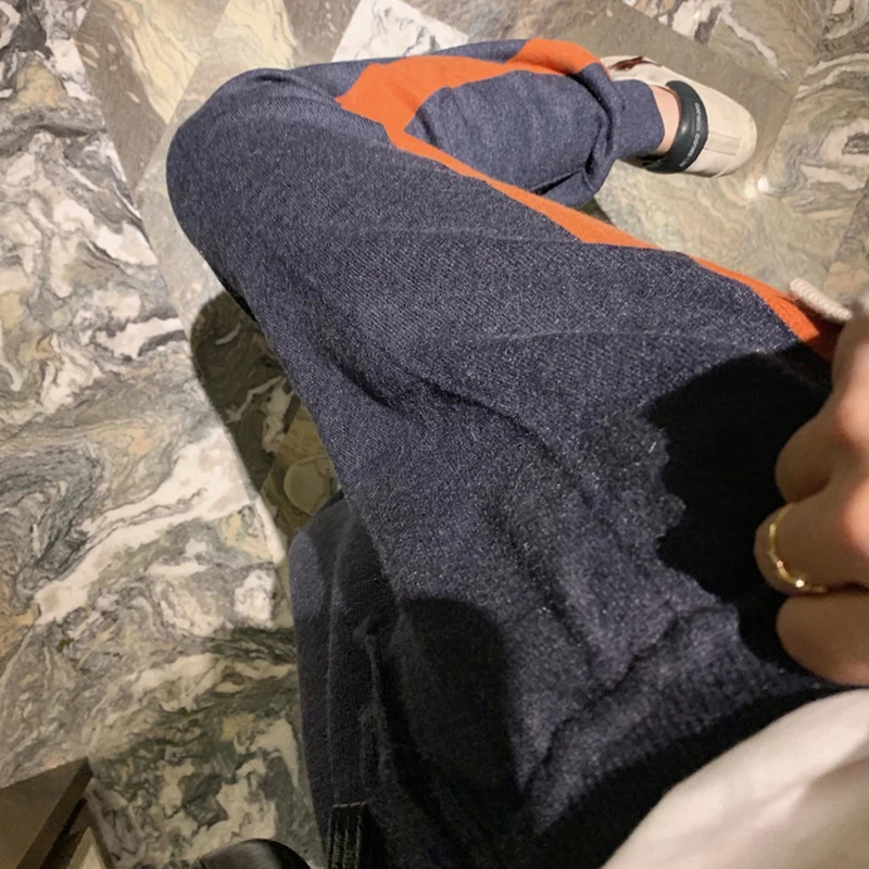 869 осенние трикотажные штаны для беременных с высокой талией регулируемые живота