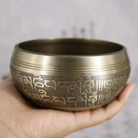 handmade nepal buddha sound bowl pure copper yoga ornaments meditation chanting bowl nepal singing bowl
