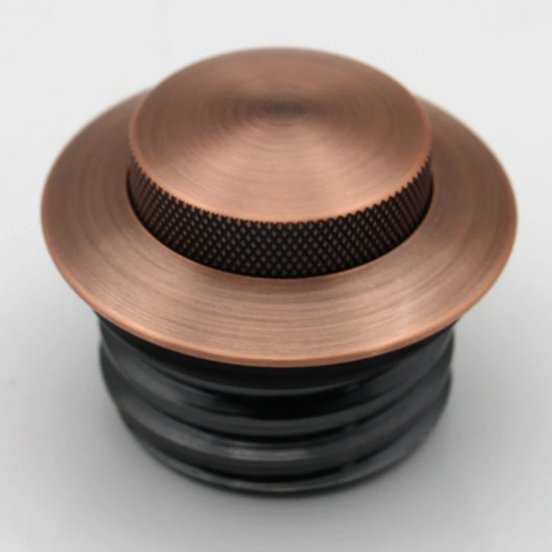 

NEW-Motorcycle Fuel Up Reservoir Gas Cap Vented Fuel Tank Screw for Sportster XL883 XL1200 Copper