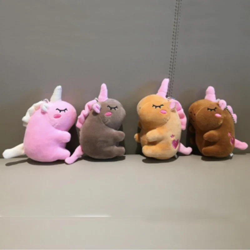 Оптовая продажа 50 шт./партия 12 см Плюшевые игрушечные единороги животные брелок