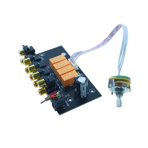 Новый hifi аудио 4 пары RCA вход селектор сигнала Селекторное переключение для предусилителя усилителя мощности 4 в 1 выход