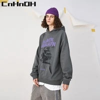 cnhnoh mens autumn and winter original street fashion casual hoodie couple fashion brand hooded 9387