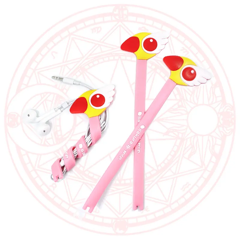 2 вида стилей 20 см мультфильм аниме Card Captor Sakura наушников намотки экшн