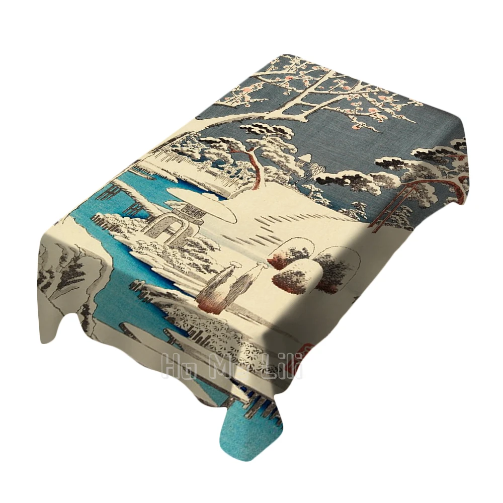 

Retro Japanese Style Design Tablecloth Dining Decoration