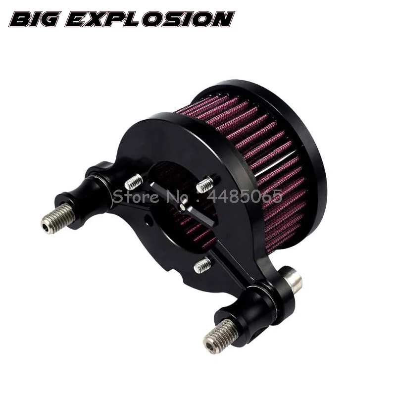 Мотоцикл ручной воздухоочиститель Впускной фильтр Syetem для Harley Sportster XL 883 1200 2004- Универсальный автоматический фильтр воздухоочистителя