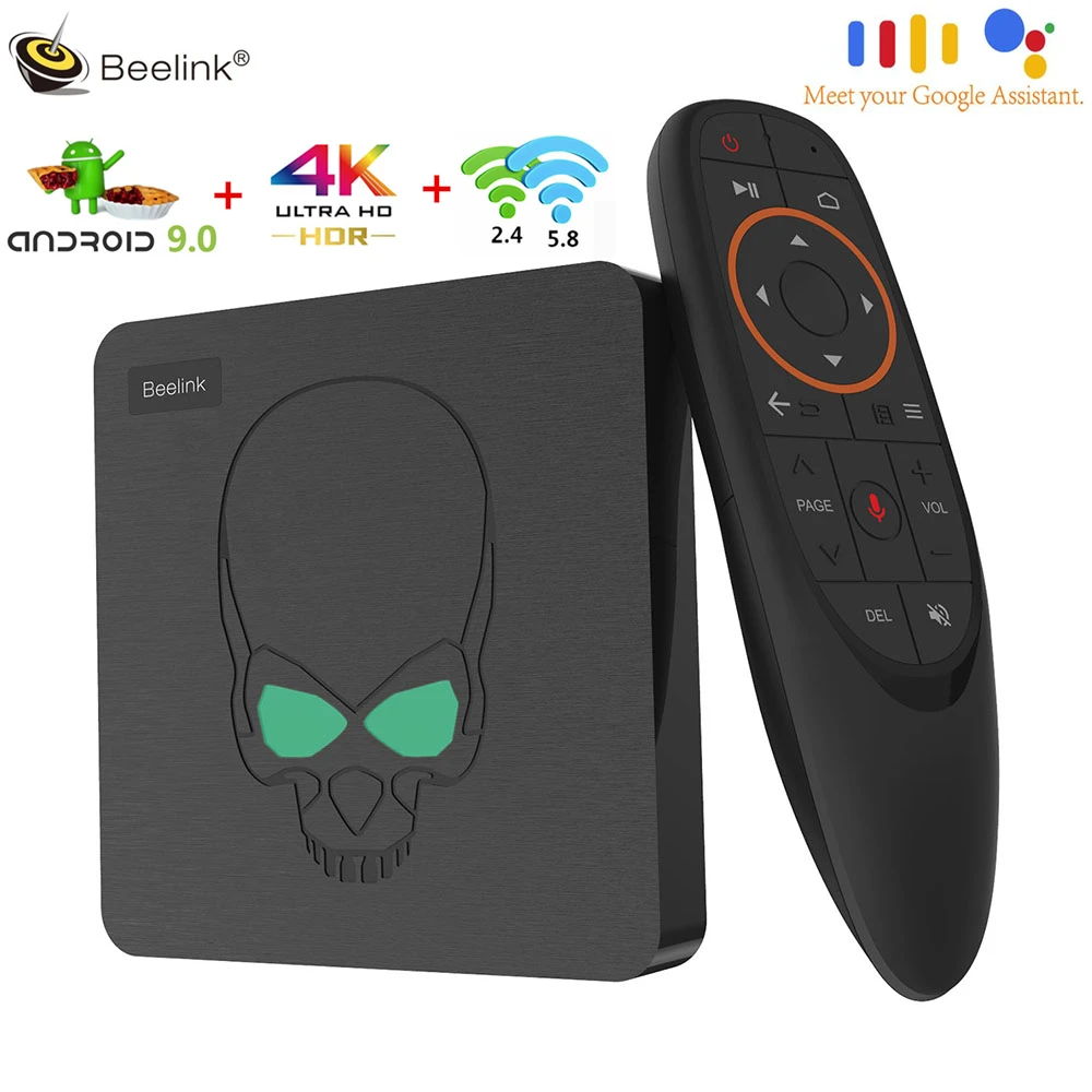 

ТВ-приставка Beelibk GT King, Android 2,4, Amlogic S922X, 4 Гб DDR4, 64 ГБ EMMC, смарт-ТВ-приставка 1000 ГГц + 5G, двойной Wi-Fi, М, LAN, 4K, UHD, ТВ-приставка