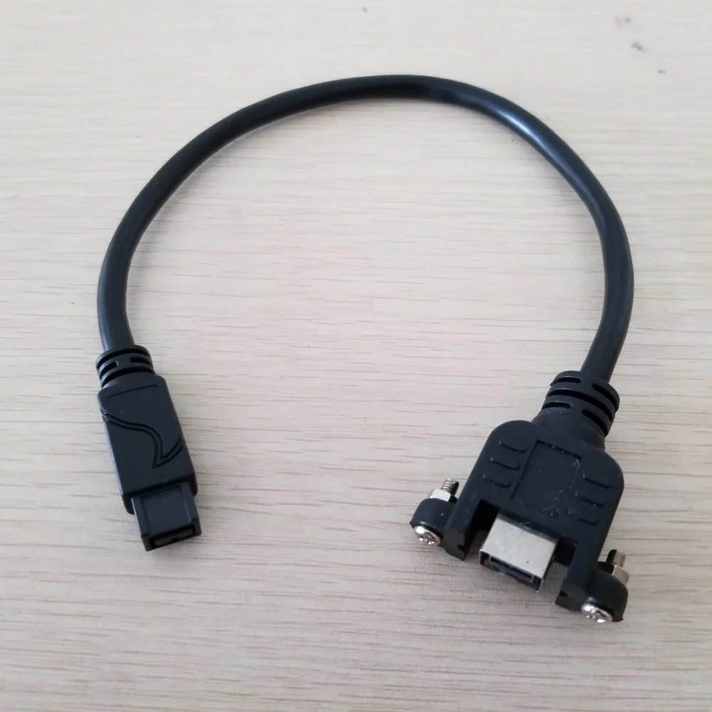 IEEE 1394B-200 Firewire 800 9Pin до папа к женскому с винтами кабель для расширения данных