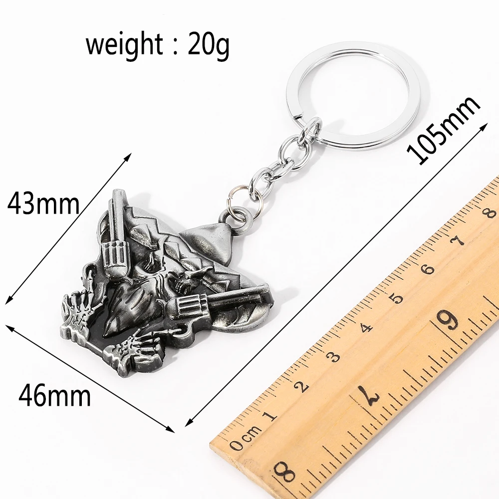 Брелок в ковбойском стиле с большой бородой брелок винтажном бронзовый