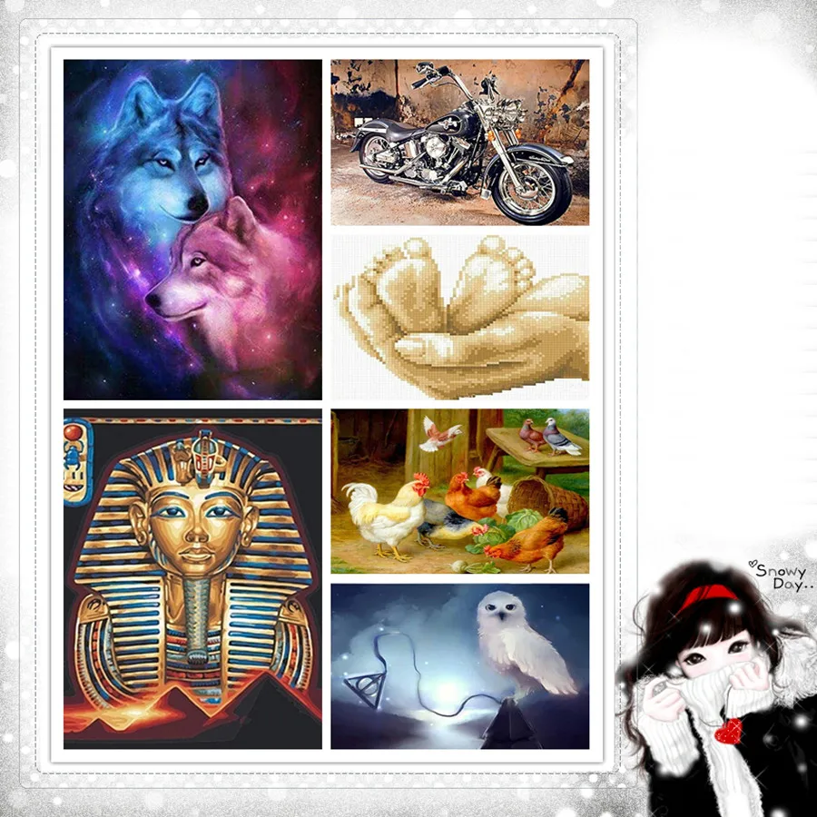 Новое поступление полностью круглая Алмазная вышивка 5D сделай сам Набор для