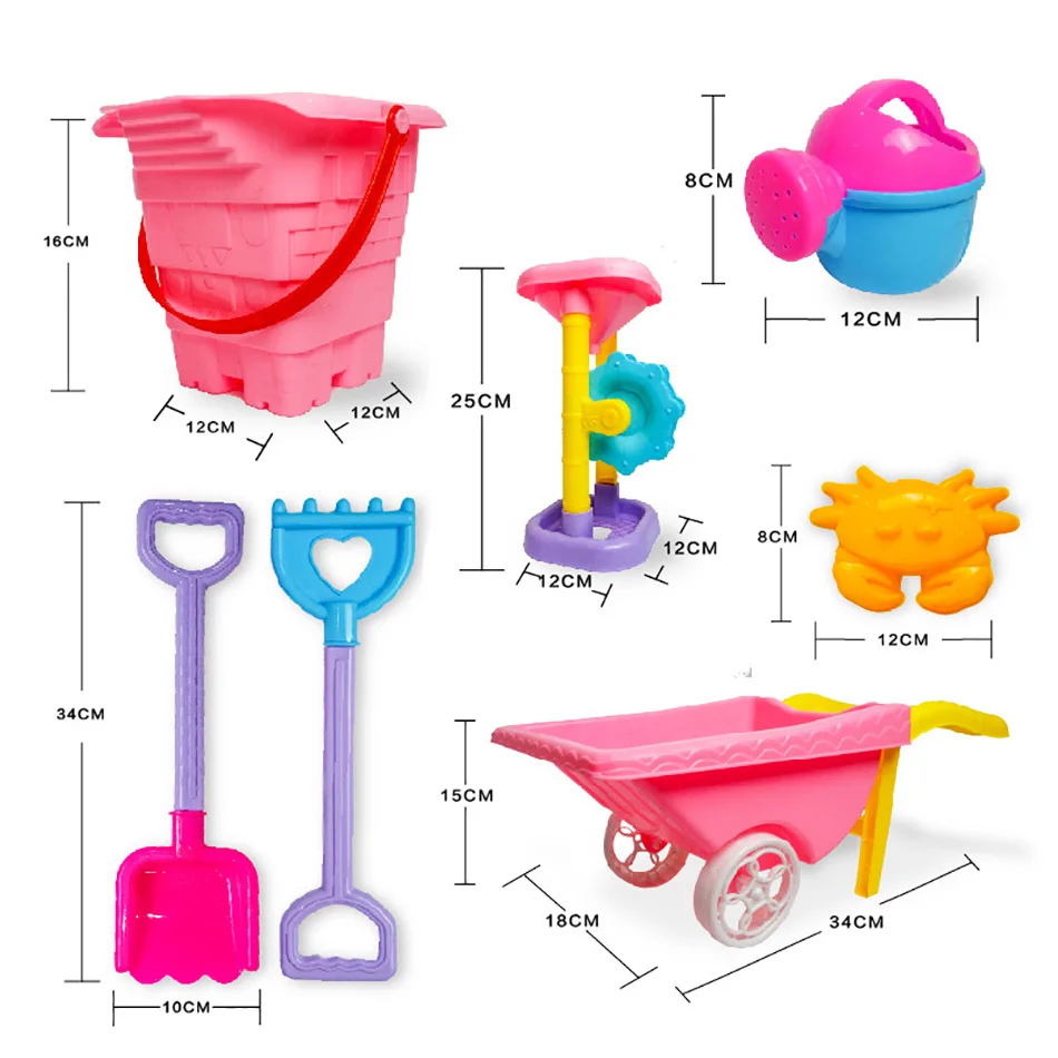 

Baby Beach Toys Water Game Toys Sandbox Summer Digging Sand Shovel Toy Beach Play Sand Water Game Play Outdoor Cart For Children