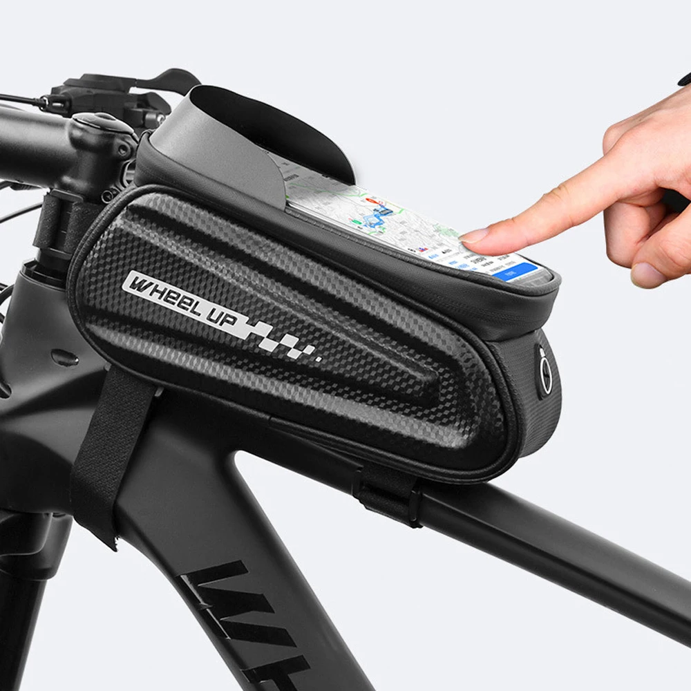 Сумка для рамы велосипеда YeSKOO непромокаемая сенсорного экрана мобильного