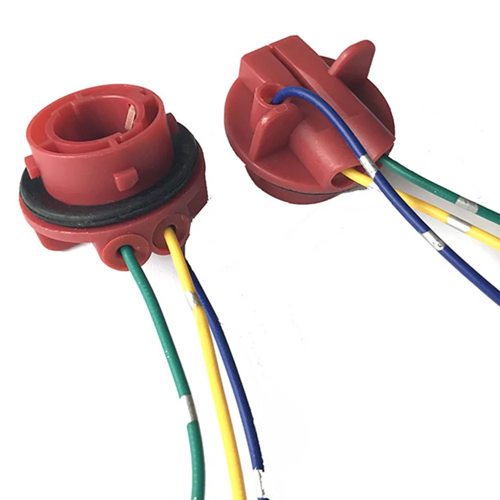 

2pcs 1157 Bulb Socket BAY15D Lamp Holder LED Brake Light Adapter Car Accessories Auto Led Lights Bulb Socket Connector