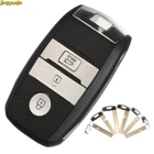 Чехол-книжка Jingyuqin Flip Remote автомобильный смарт ключ-брелок для KIA K3 K3S KX3 K4 KX5 K5 Soul RIO Ceed Sportage Sorento TOY40 VA2 HYN10 HY20