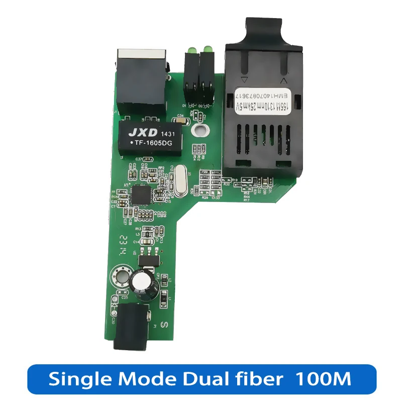 10/100 м Fast Ethernet оптоволоконный медиа-конвертер трансивер переключатель наполовину
