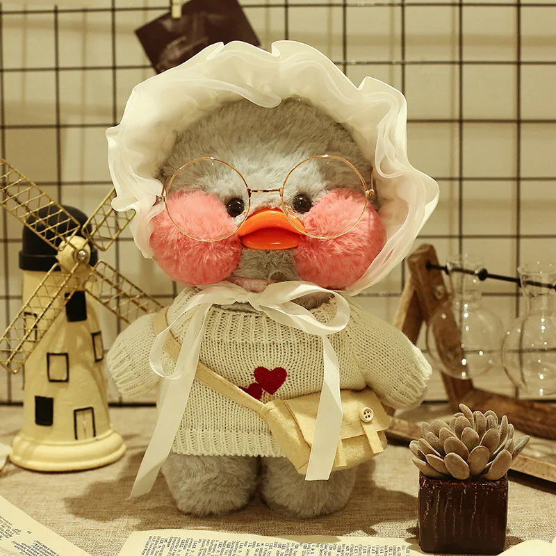 Милые плюшевые игрушки kawaila Fanfan Cafe duck Мультяшные милые утки куклы мягкие животные
