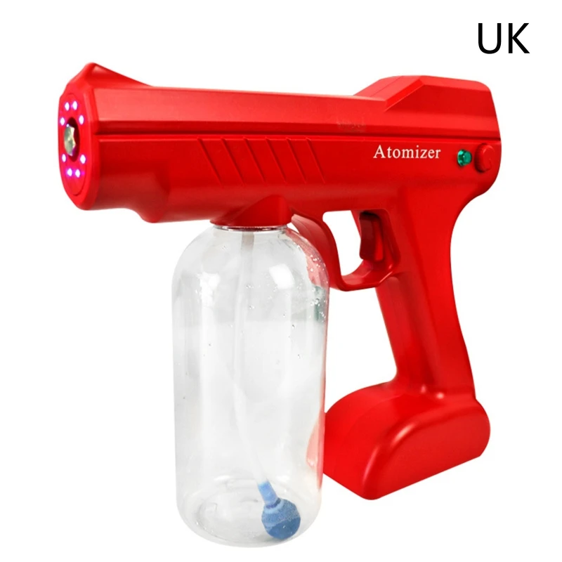 

Handheld Nano Sanitizer Sprayer Home Disinfection Atomizer Blue Ray Cordless 193F
