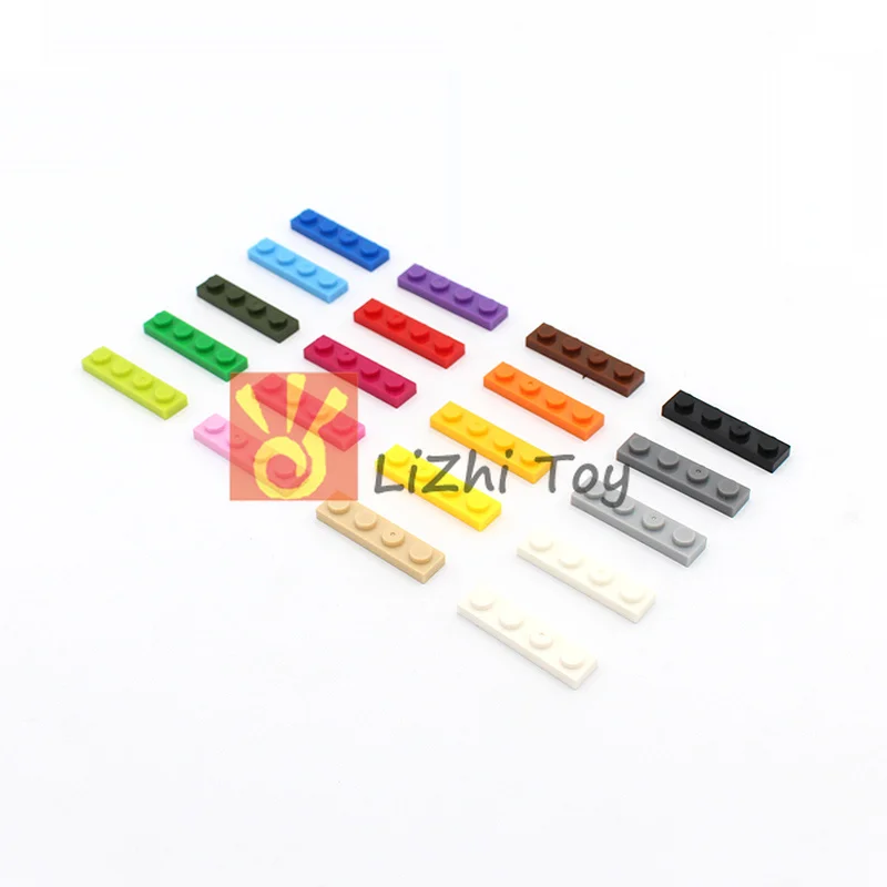 Мпц плитки плиты 1x4 3710 короткие шт DIY просветить блоки кирпичные совместимые с