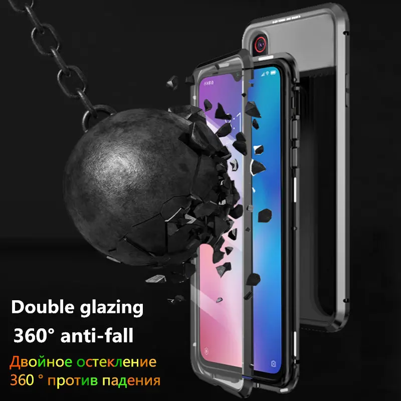 Роскошный защитный Магнитный чехол на весь корпус для huawei P30 Pro P20 mate 20 Pro 360, чехол из закаленного стекла на заднюю панель huawei P30Pro