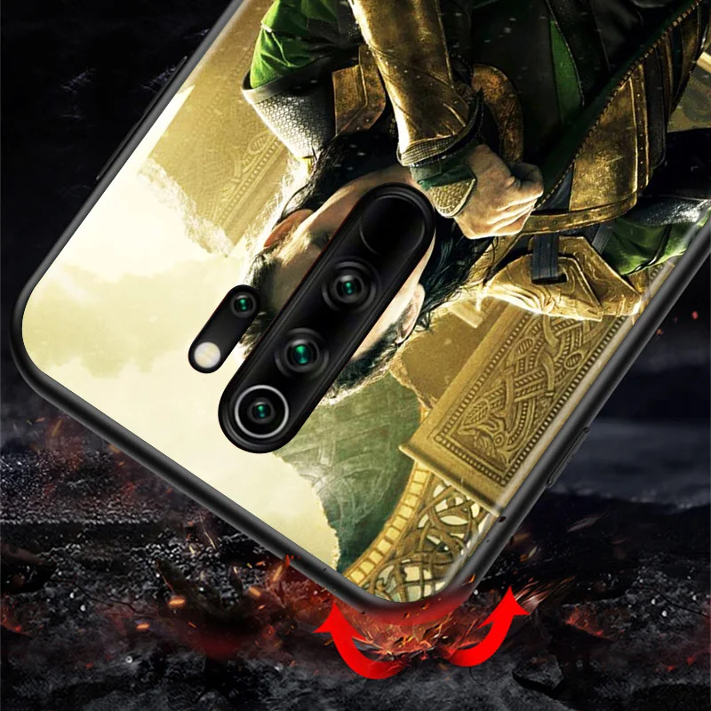 

Marvel Avengers Loki For Xiaomi Redmi 9A 9C 9 Prime GO 8A 8 7A 7 S2 6A 6 5 Pro Plus Soft TPU Silicone Black Cover Phone Case
