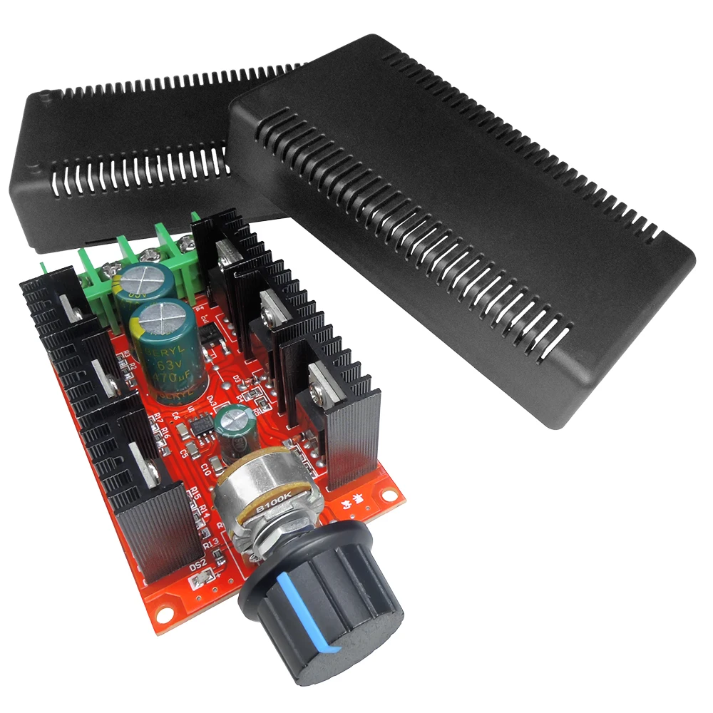 2000W DC 12V 24V 48V MAX 40A контроллер скорости двигателя постоянного тока PWM регулятор