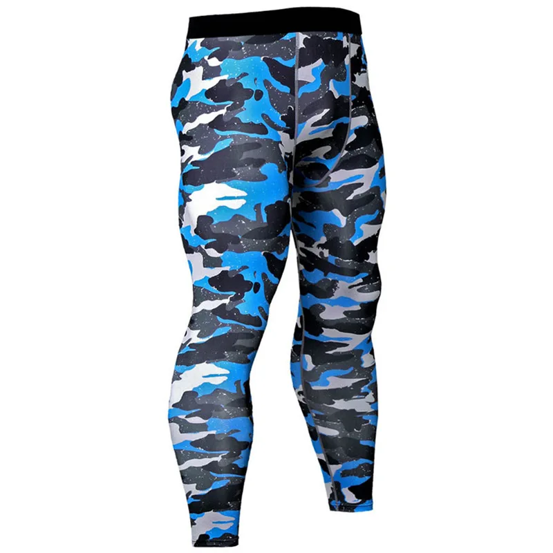 2019 новые мужские камуфляжные Компрессионные Леггинсы спортивные штаны для