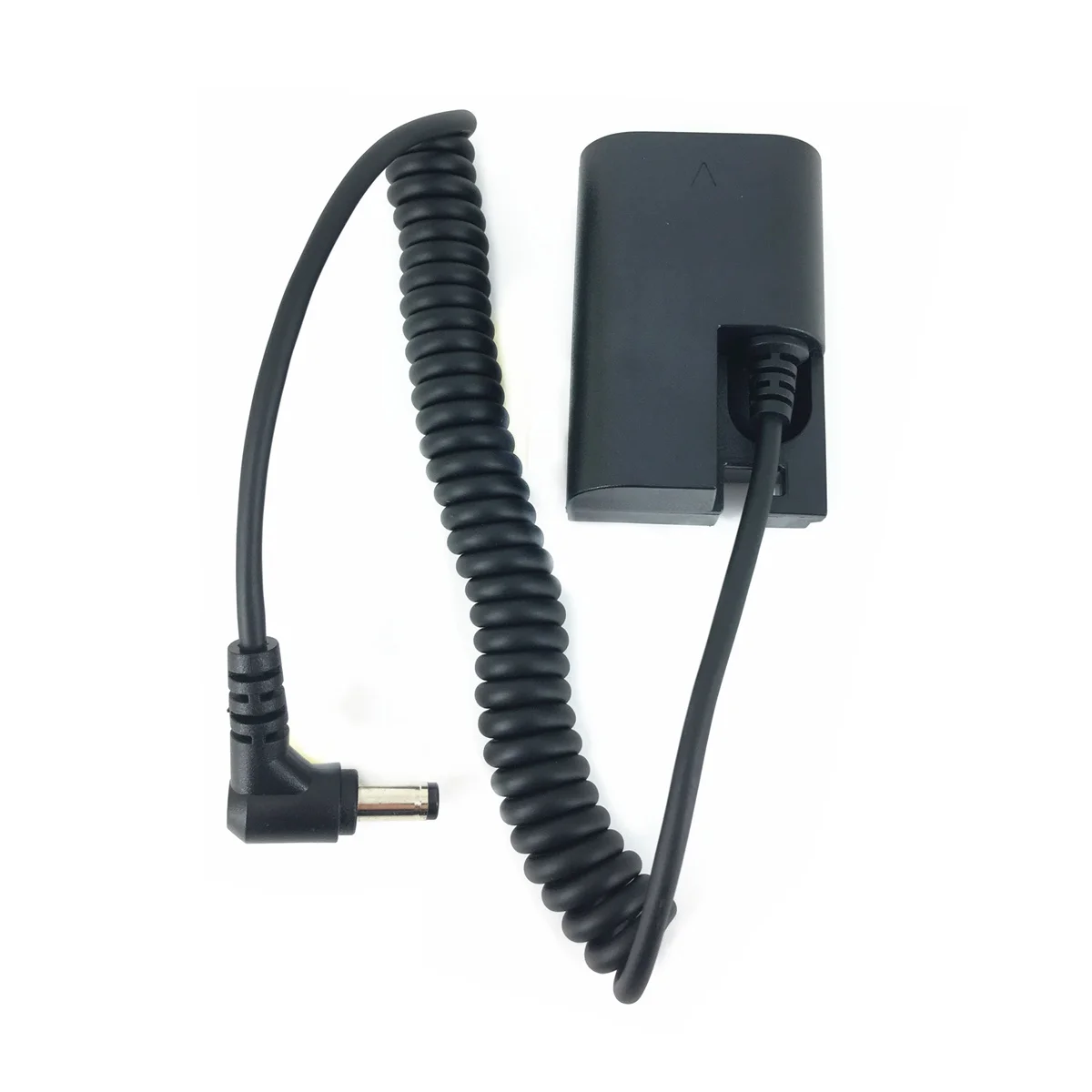 

Dummy Battery Coupler Adapter replace DR-E6 LP-E6 + DC Male Coiled Spring Cable for Canon EOS 5DS R Mark II III 60D 70D DSLR