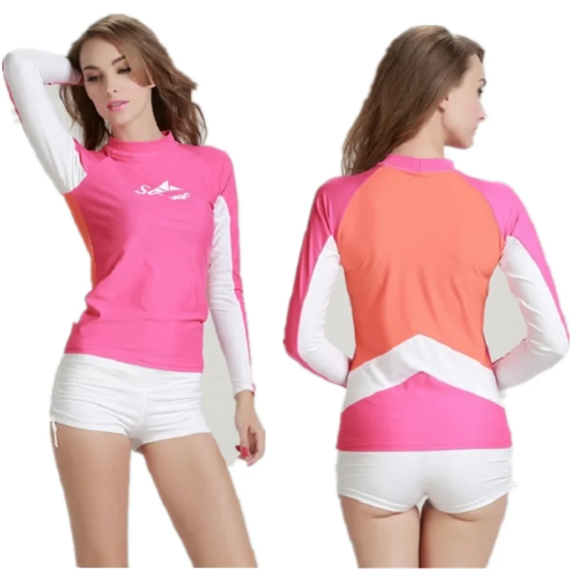 Женский купальник с длинным рукавом Быстросохнущий UPF 50 + костюм для серфинга