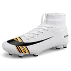 Мужские профессиональные футбольные кроссовки для подростков FGTF, высокие футбольные кроссовки с шипами, Нескользящие футбольные бутсы Chuteira Futsal