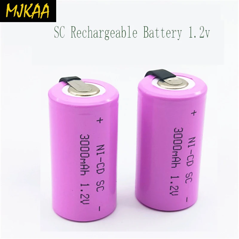 MJKAA 2019 Новинка 15 шт Sub C SC 1 2 V 3000mAh Ni-Cd Ni Cd аккумуляторные батареи | Электроника