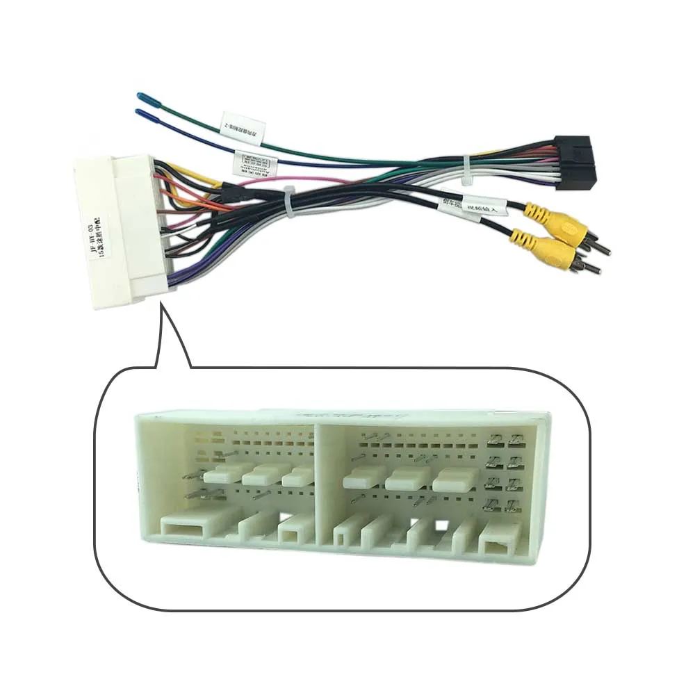 Автомобильный радиоприемник кабель жгут проводов адаптер для Hyundai Tucson Mistra KIA K2 Navi