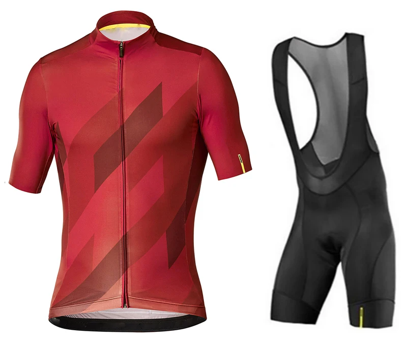 MAVIC 2020 Pro team комплект из джерси и шорт на лямках дышащие летние топы рубашки Ropa