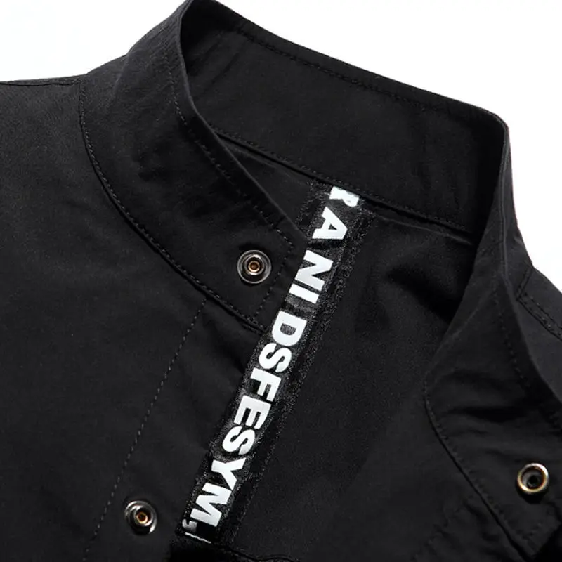 

FGKKS 2020 New Men Trench Coats Men's Solid Color Slim Fit Trench Male Business Casual Mid-Length Trench Brand Clothing