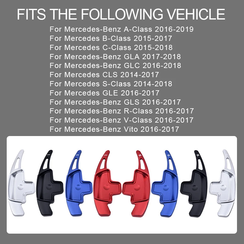Скоростной вау автомобиль руль сдвиг весло Shifter Расширенный Shifters для Mercedes Benz AMG A45