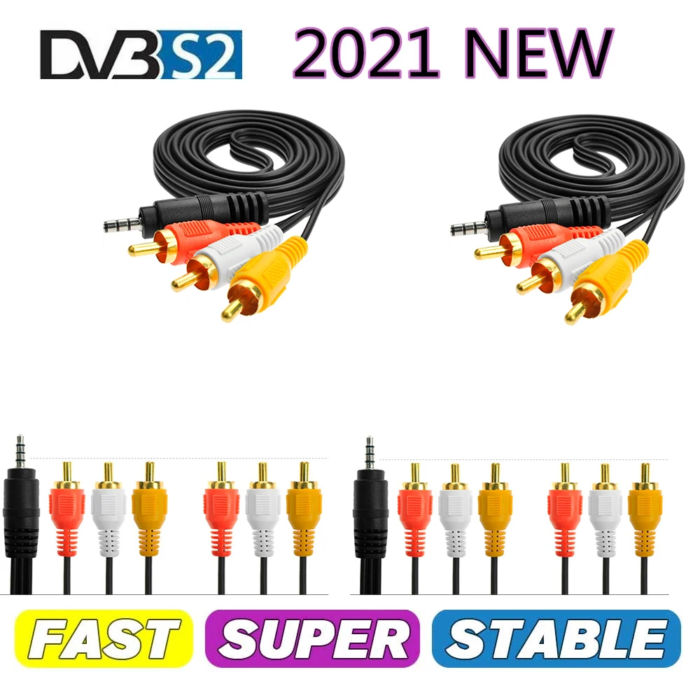 

Europe Satellite box line DVB-S2 7-port AV cable using S2 box