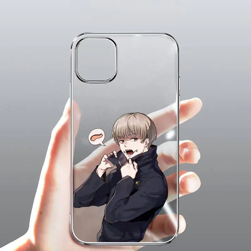 

Toge Inumaki Phone Case Transparent for Clear iPhone case 11 12 mini pro XS MAX 8 7 6 6S Plus X 5S SE 2020 XR