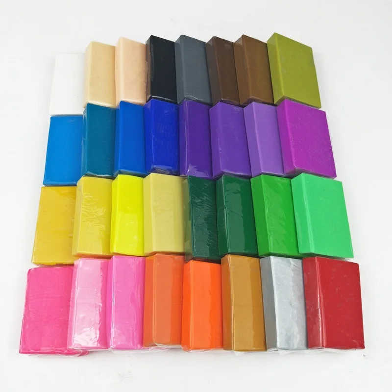 30g/Pcs 2019NEW Professional Soft Clay Mud Pottery Sculpting Ceramic Colorful Translucent Quality Sculpey Polymer Accessories | Дом и сад