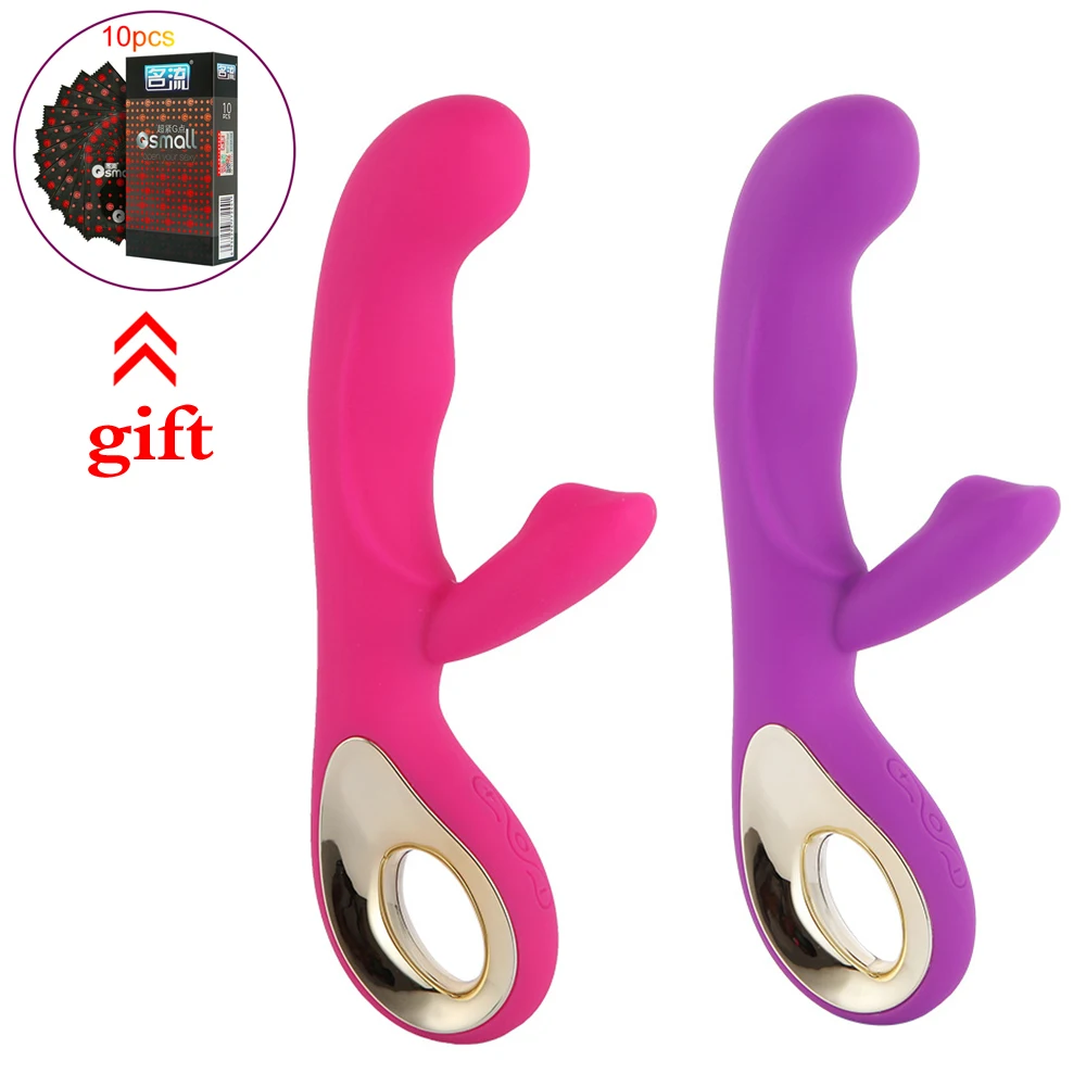 USB зарядный вибратор G spot двойной Мощный женский интимные игрушки av палочка