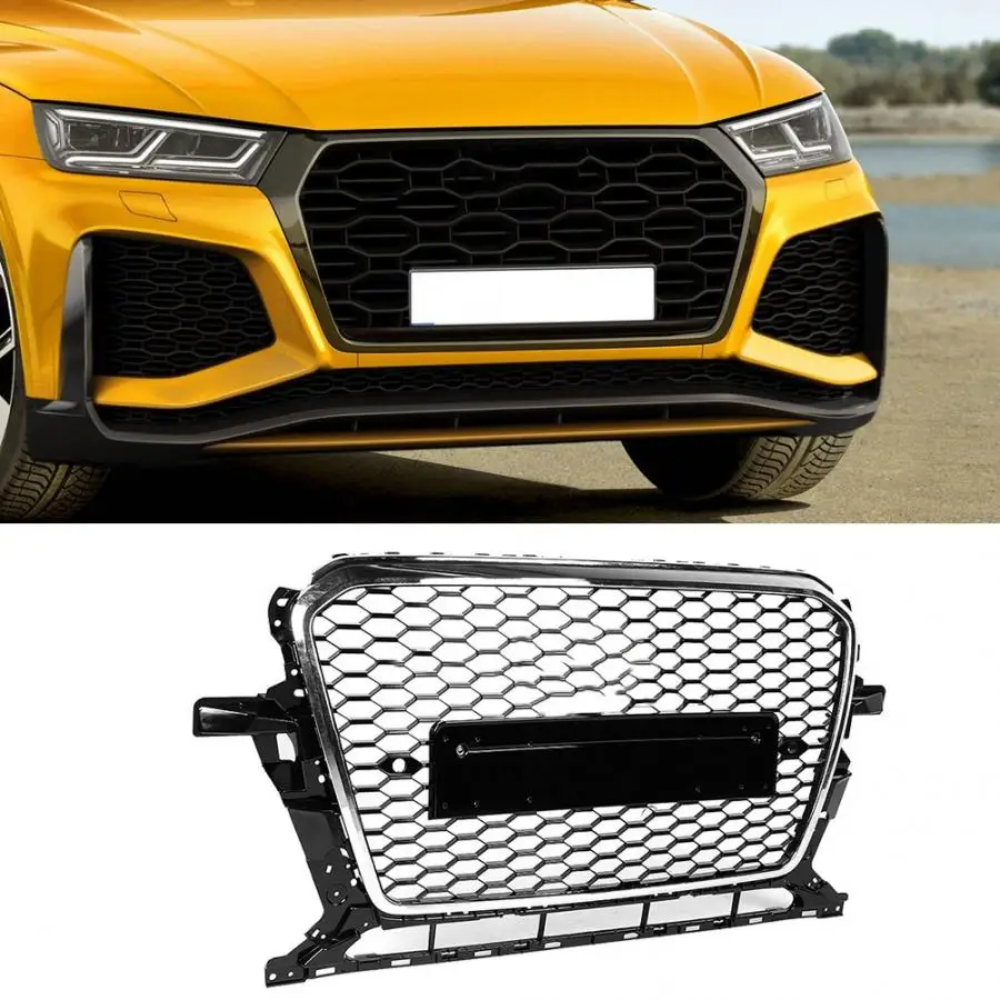 Сетчатая решетка для переднего бампера SQ5 гриль Audi Q5/SQ5 8R 2013 2014 2015 2016 2017