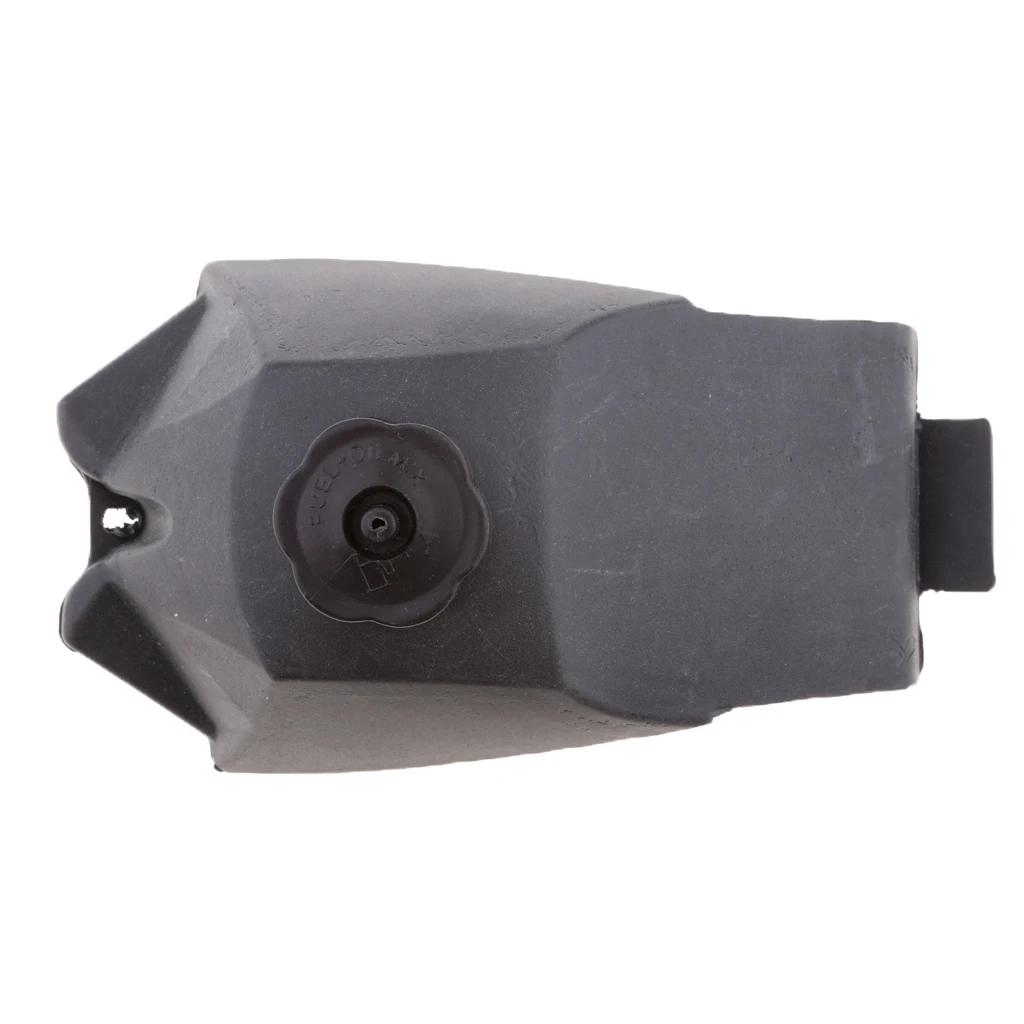 Черный бензиновый бак с крышкой + Красный Топливный шланг длиной 30 см 12 дюймов