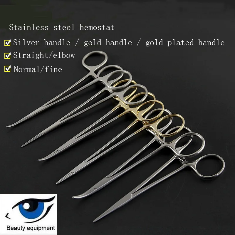 Медицинские гемостаты из нержавеющей стали хирургические инструменты прямой