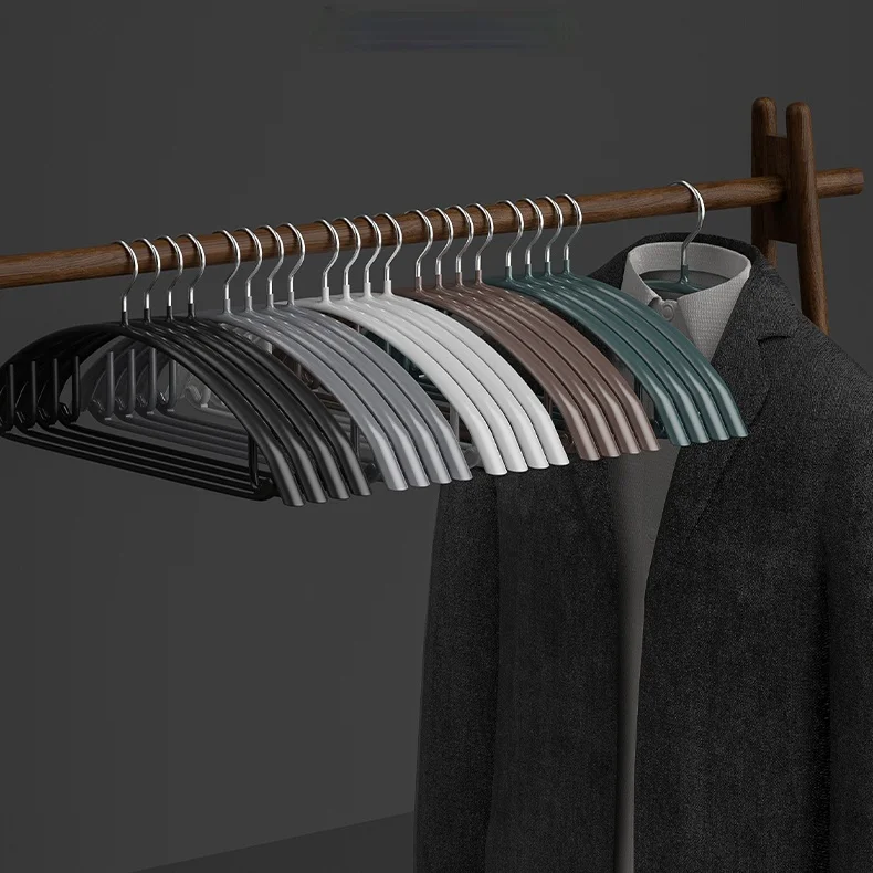 

Stainless Steel Hangers Multifunction No Trace Closet Organizer Hangers Clothes Storage Perchas Wardrobe Accessories DG50YG