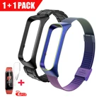 Защитный Браслет для Samsung Galaxy Fit 2 SM-R220, металлический, из нержавеющей стали