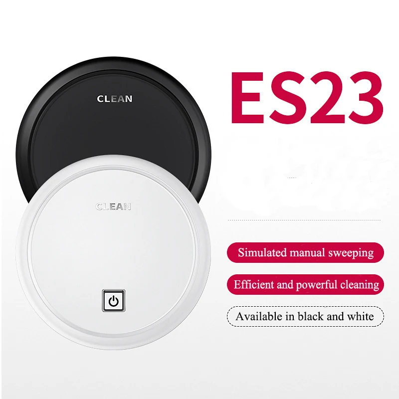 

ES23 Robot Vacuum Cleaner Automatic Smart Wireless Sweeping Vacuum Cleaner Machine USB Charging Vacuum Cleaner For Home