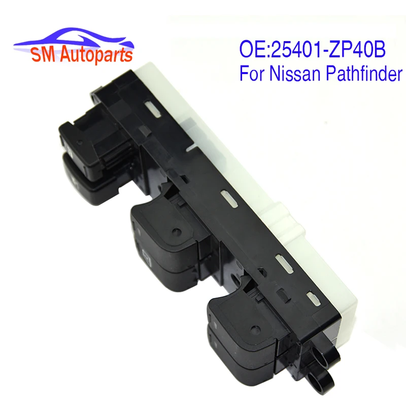 

New Driver Side Power Master Window Switch 25401-ZP40B For 05-08 Nissan Pathfinder 4.0L 5.6L 25401ZP40B