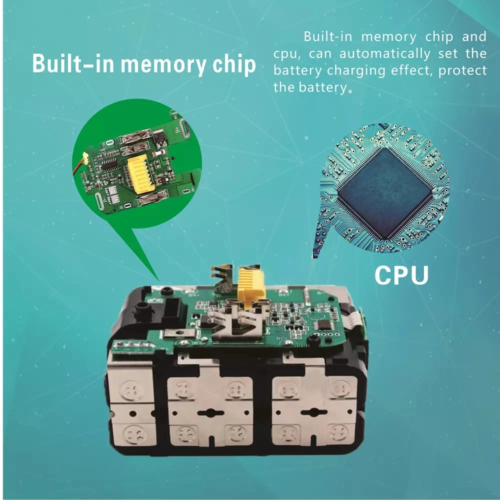 

Newest BL1860 Rechargeable Battery 18 V 8/10/12/16Ah Lithium Ion for Makita Power Tool Battery BL1840 BL1850 BL1830 LXT 400