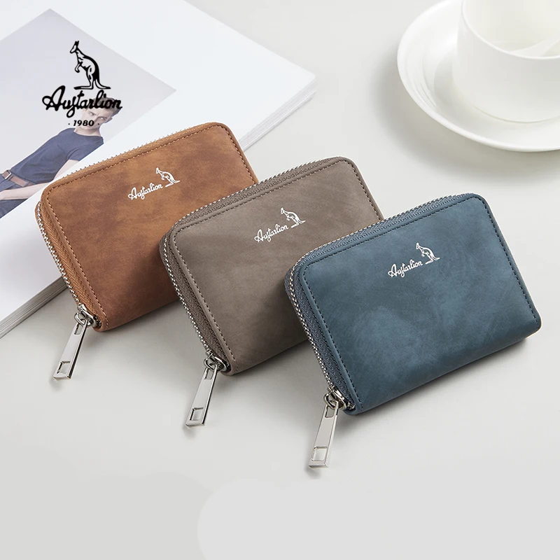 2020 AUGTARLION Новый женский кожаный бумажник кошелек матовый с коротким рукавом милый