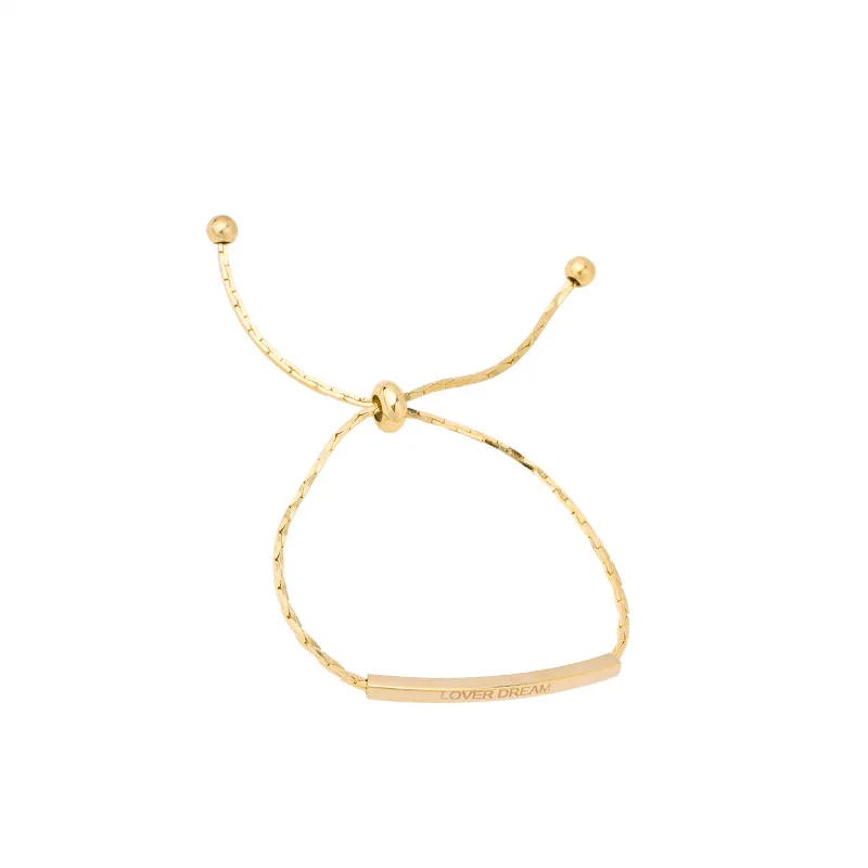

1PC gold plated geometric bracelet Korea simple bracelet personality cold wind girlfriends hand jewelry