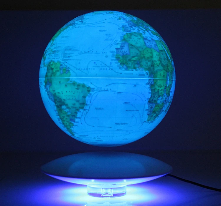 Домашнее украшение магнитная левитация 8 дюймов земляной вращающийся плавающий