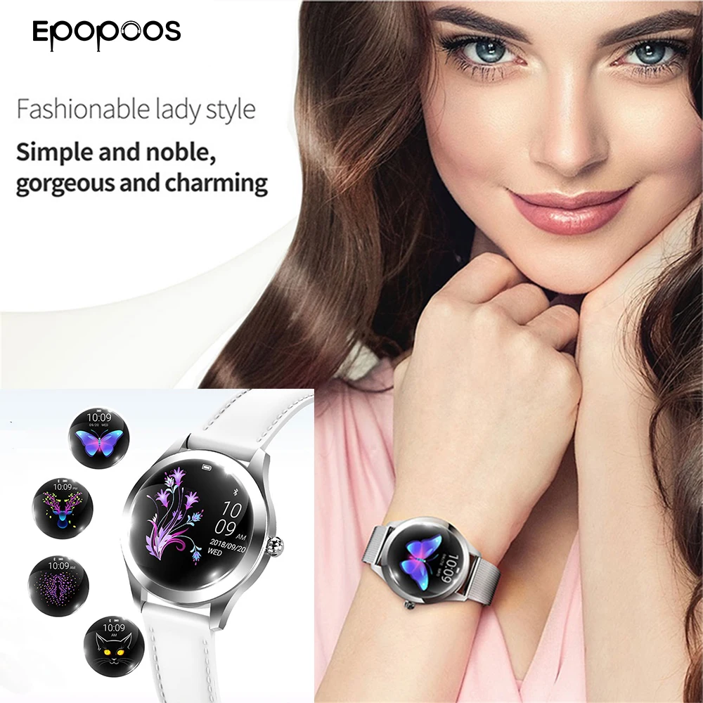 

Women Smart Watch 2021 Multi faces IP68 Waterproof Heart Rate Monitoring band For Android IOS Fitness Bracelet Smartwatch Women